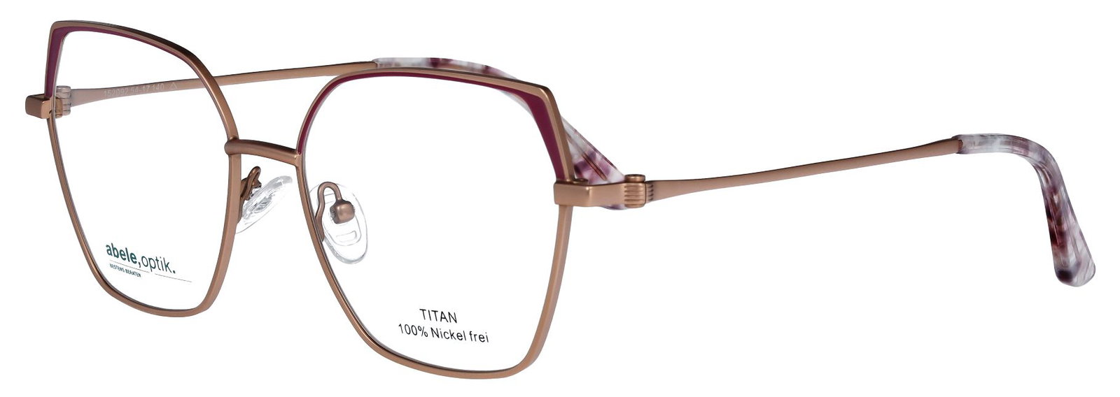 abele optik Brille für Damen in rosegold 152092